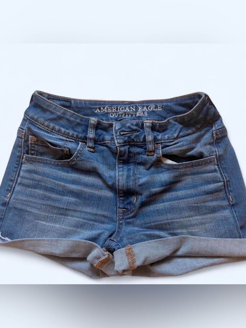 American Eagle Outfitters Vintage Blue Denim Short Shorts